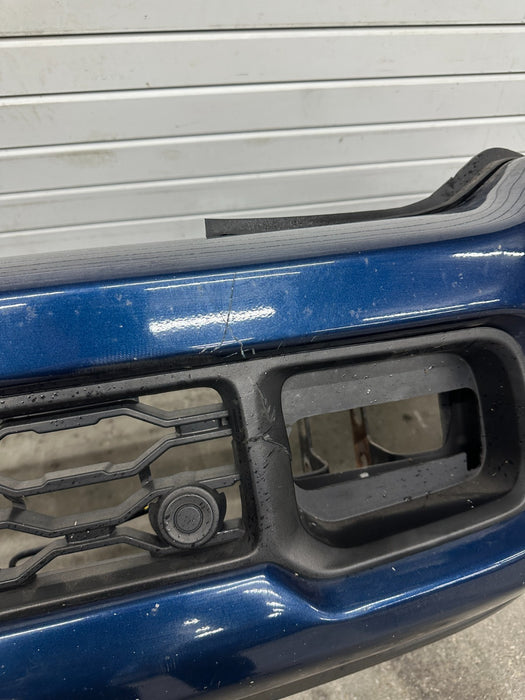 2021 RAM 2500 LARAMIE FRONT BUMPER W HARNESS BLUE PEARL (PPX) OEM *READ*