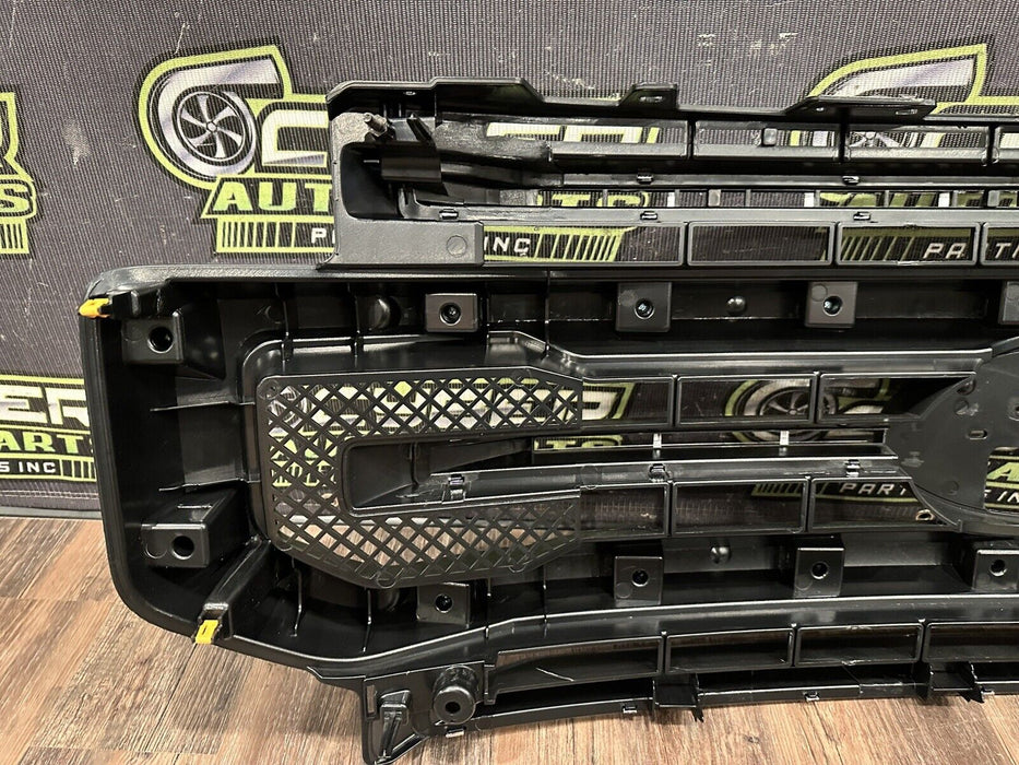 2020 2021 2022 FORD F250 F350 PLATINUM CHROME GRILLE GRILL OEM ~BROKEN TAB~