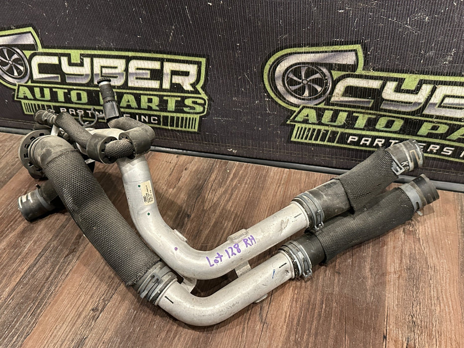 2017 AUDI R8 FRONT RIGHT RADIATOR COOLANT HOSE PIPE ASSEMBLY OEM 4S0 121 064