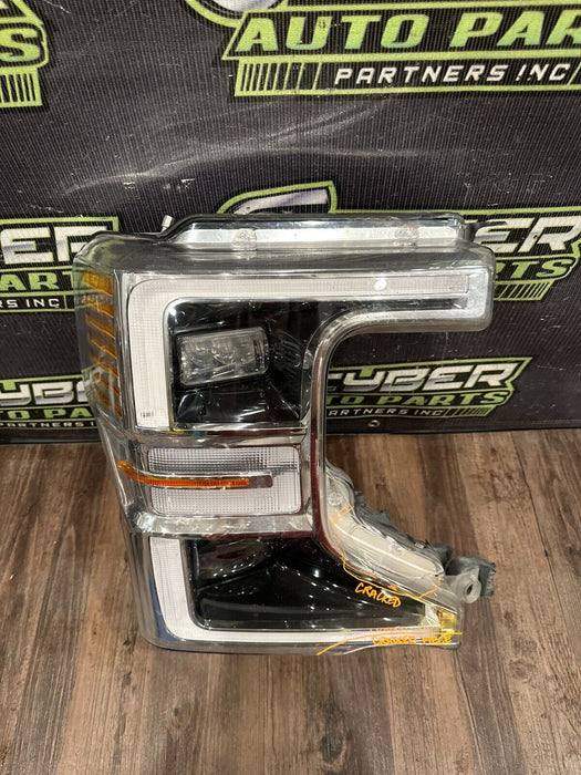 2020-2022 FORD F250 F350 F450 PASSENGER RIGHT LED HEADLIGHT OEM *READ/DAMAGED!!*