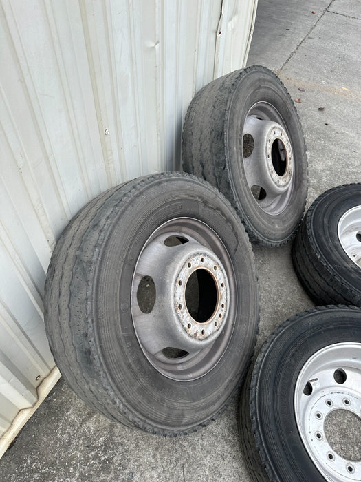 10x225 FORD F450 F550 RAM 4500 5500 ALLOY WHEELS RIMS 19.5X6 OEM