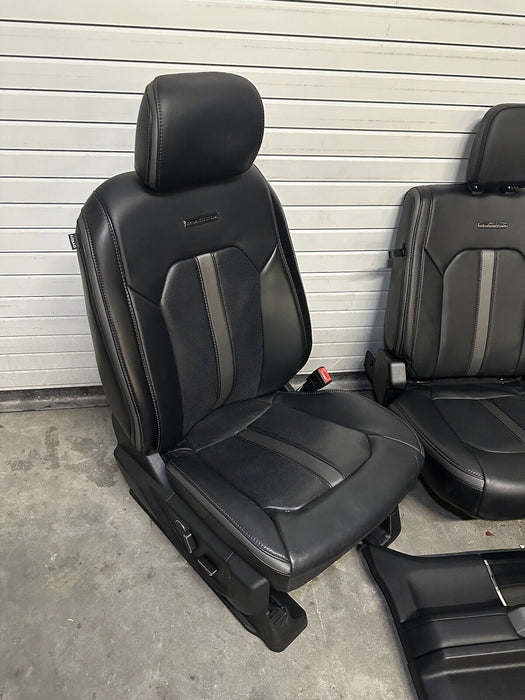 2020 2021 FORD F250 F350 F450 PLATINUM INTERIOR REAR SEATS DOOR PANELS OEM