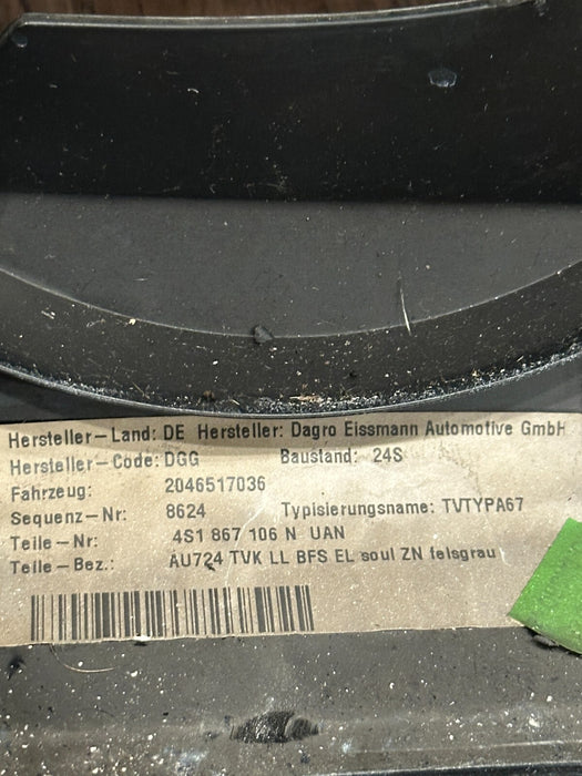 2021 AUDI R8 PLUS RIGHT PASSENGER DOOR PANEL TRIMS OEM 4S7 867 106 N ~SCUFFS~