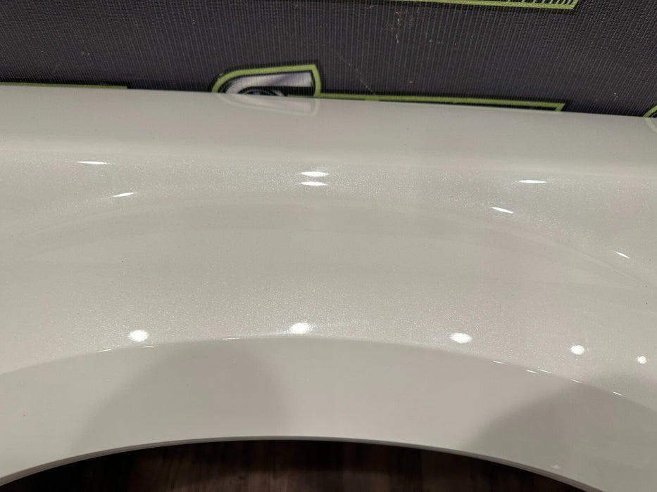 2017 2019 FORD F350 F450 RIGHT DUALLY BED SIDE FENDER FLARE PEARL WHITE *UG* OEM