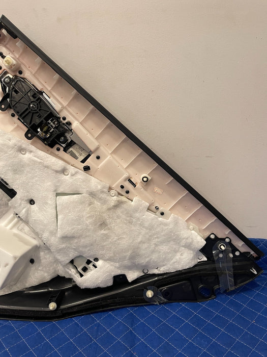 2017 INFINITI Q50 RED SPORT REAR DRIVER LEFT DOOR PANEL ASSEMBLY OEM