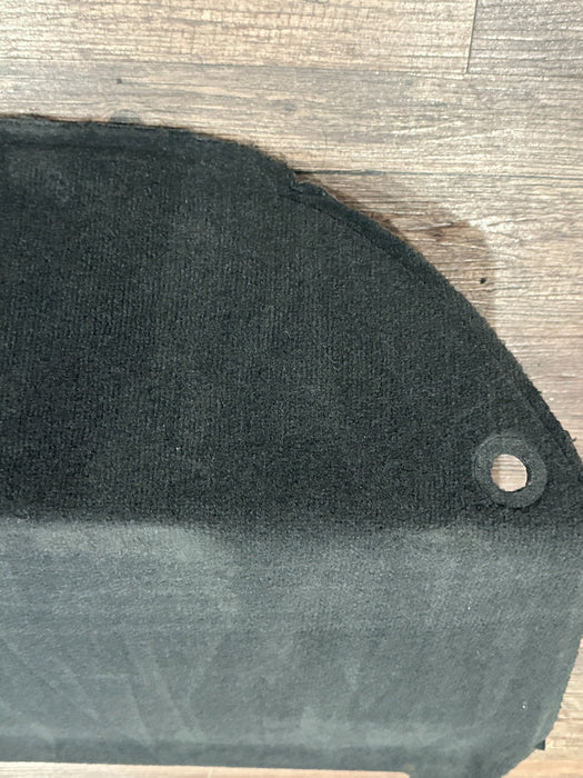 2014 AUDI R8 REAR PACKAGE TRAY BACK WALL CARPET COVER TRIM PANEL 420 863 411 L