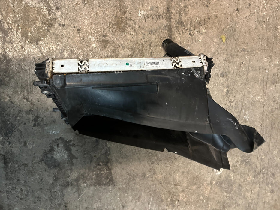 2021 AUDI R8 FRONT LEFT RADIATOR AC A/C CONDENSER ASSEMBLY OEM 4S0 121 252 B