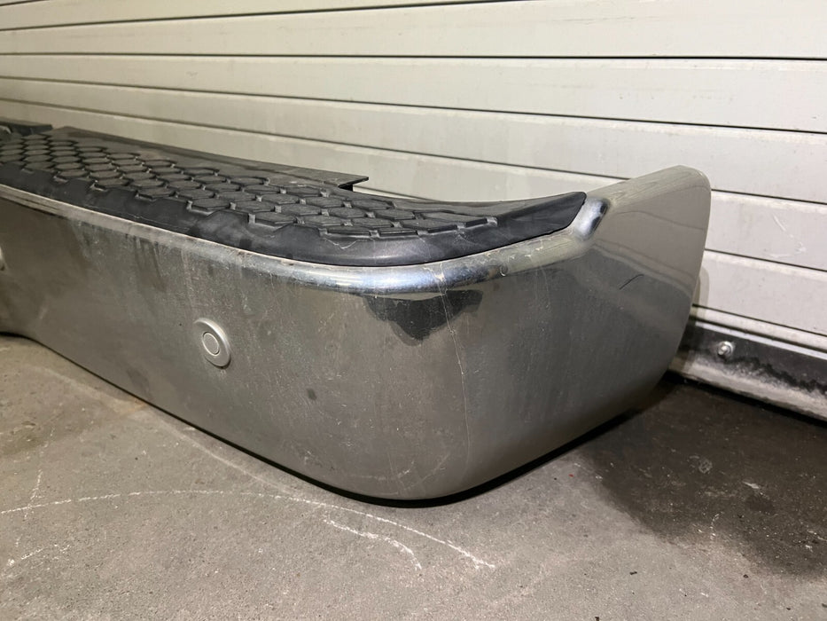 2017 RAM 2500 3500 LARAMIE CHROME REAR BUMPER W/ SENSORS OEM 2013-2018