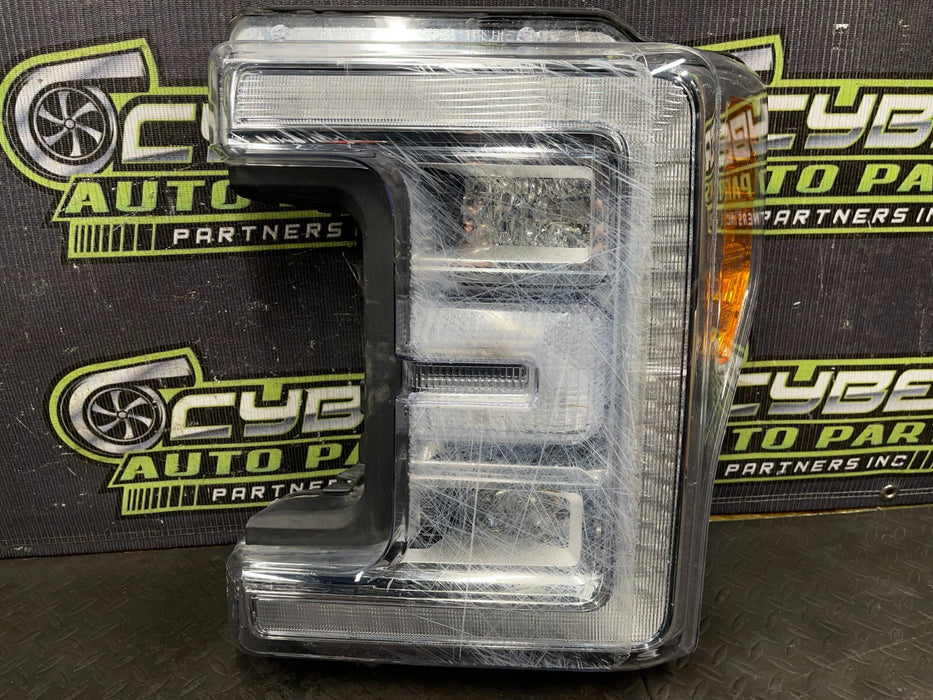 2017-2019 FORD F250 PLATINUM DRIVER HEADLIGHT FULL LED OEM *DAMAGED*