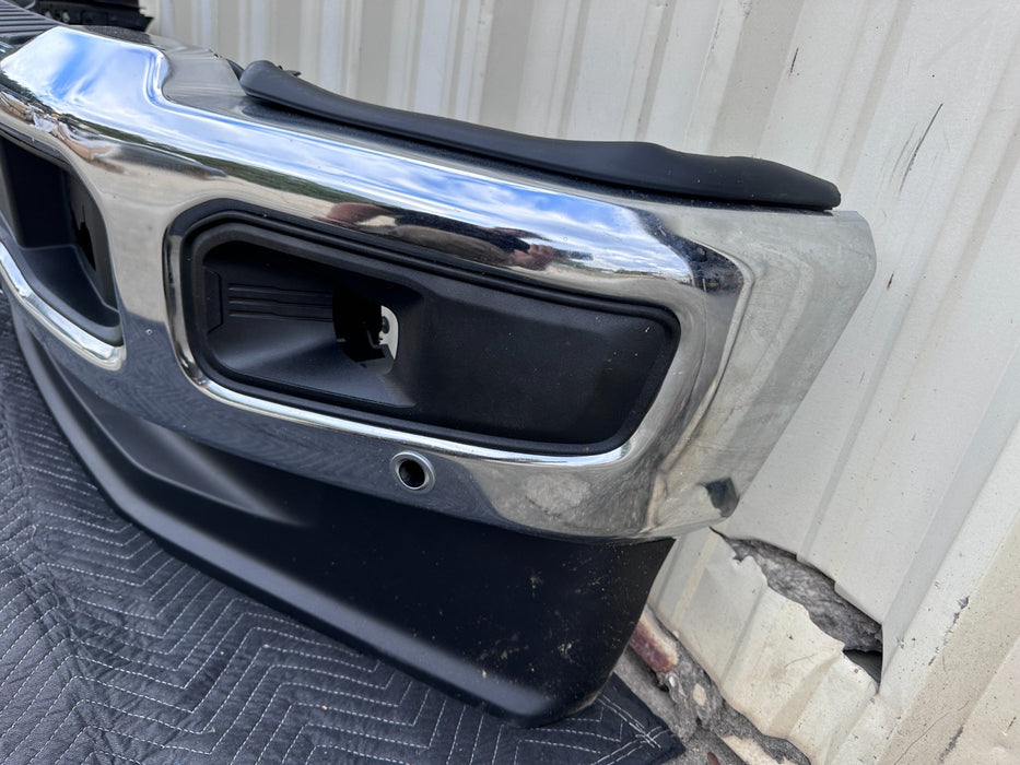 2023 2024 2025 FORD F250 F350 FRONT BUMPER ASSEMBLY CHROME OEM