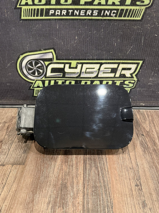 2020-2022 FORD F250 F350 6.7L DIESEL BLACK FUEL GAS DOOR LID CAP OEM *SCRATCH 2*