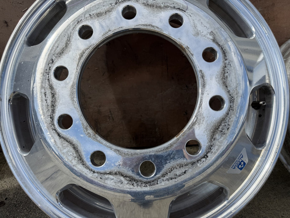 KENWORTH SEMI TRUCK WHEEL RIM 22.5 OEM *DAMAGED 3 & 6* (#2)
