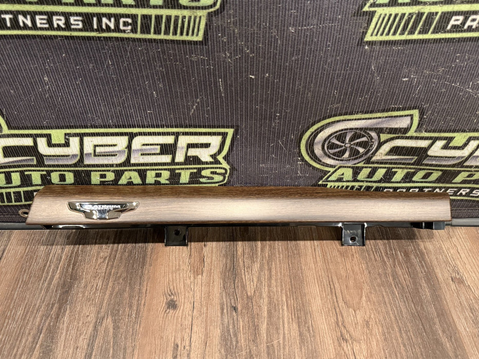 2017 NISSAN TITAN XD PLATINUM RESERVE DASHBOARD RIGHT FASTENER WOOD TRIM OEM