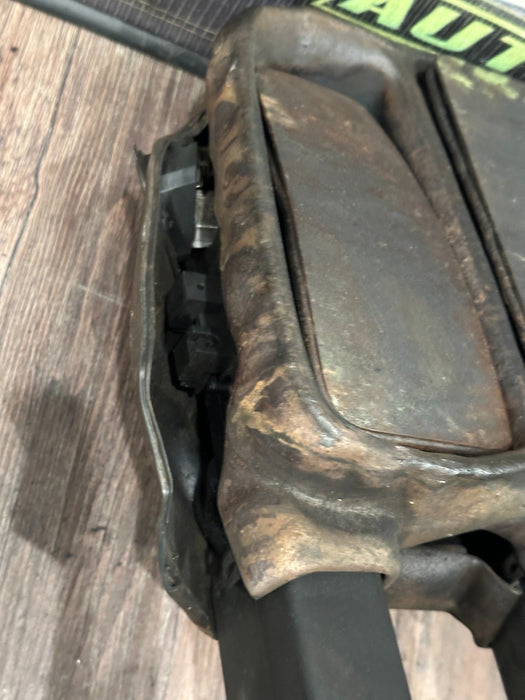 2017-2022 FORD F250 F350 F450 XLT DRIVER LEFT TOW MIRROR OEM ~FIRE DAMAGE~