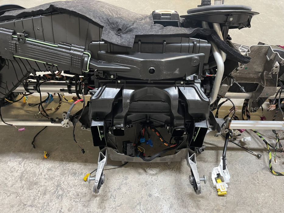 2017 MERCEDES-BENZ C63 AMG C205 COUPE DASHBOARD FRAME W/ WIRING HARNESSES OEM