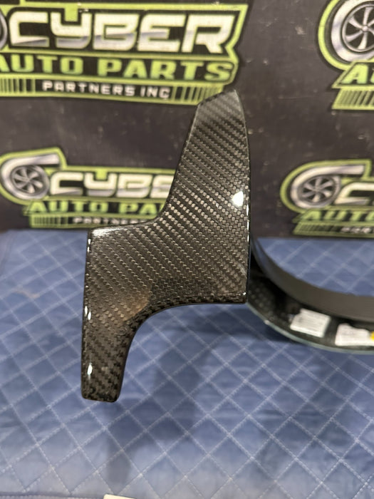 2014 AUDI R8 DASH DASHBOARD CARBON FIBER COVER FRAME 423 857 171 OEM