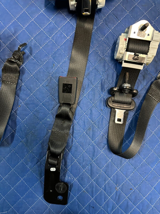 2019 FORD F250 PLATINUM REAR LEFT RIGHT MIDDLE SEATBELTS SEATBELT BLACK OEM (3)