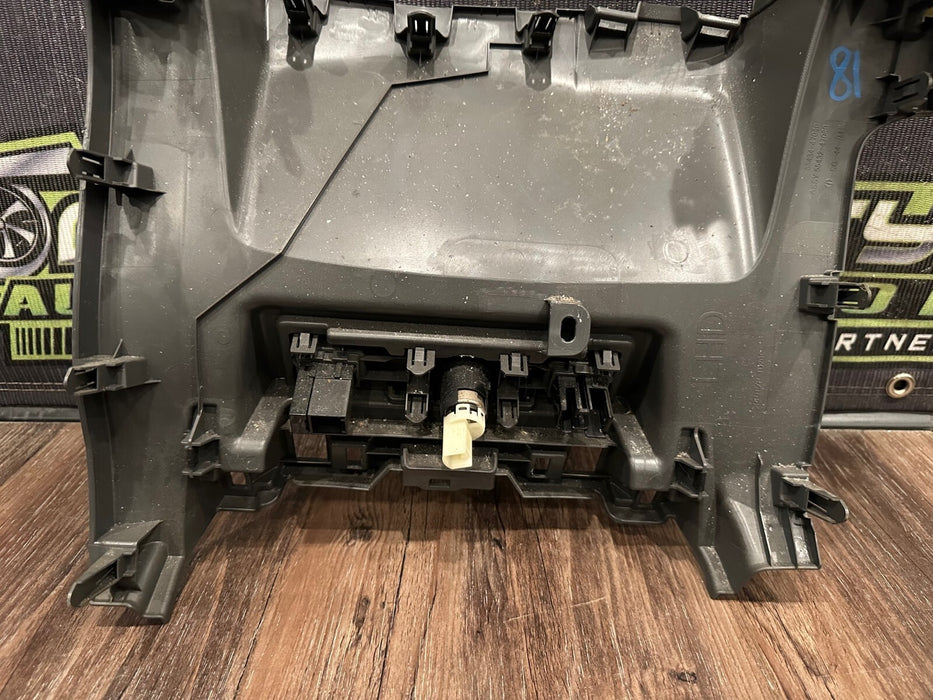 2014 TOYOTA PRIUS V CENTER DASH USB/12V OUTLET PANEL TRIM OEM 55434-47040
