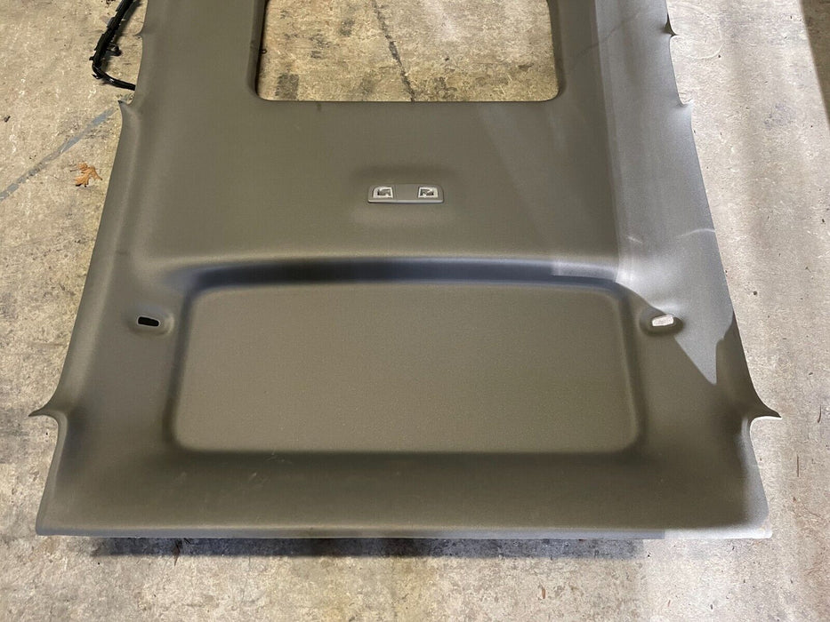 2020 2021 GMC SIERRA 2500 3500 GREY ROOF HEAD LINER W/ HARNESS & SUNROOF CUT OUT