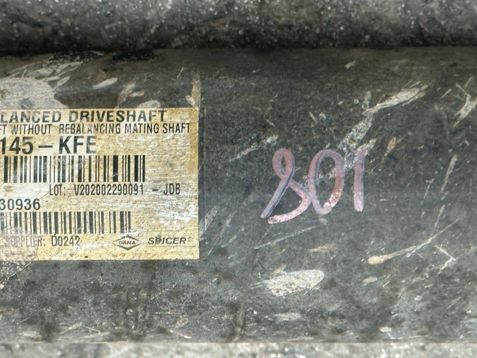 2017 2018 2019 2020 2021 2022 FORD F450 DIESEL REAR DRIVE SHAFT HC34-4K145-KFE