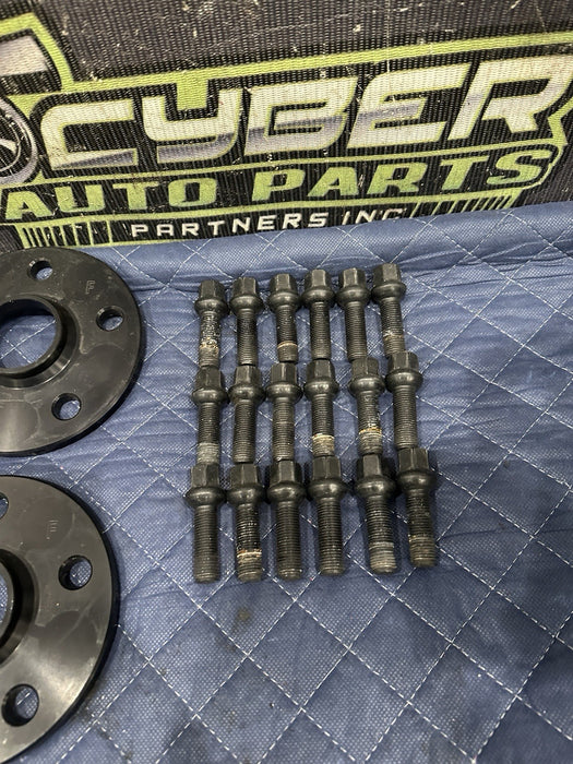 2017 AUDI R8 STM 11mm WHEEL SPACERS SET (4) W/ LUG NUTS (18) ~READ~