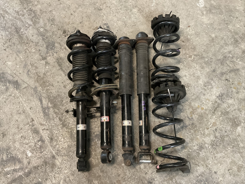 2011 NISSAN 370Z SPORT CONVERTIBLE STRUT SHOCK SPRING KIT FRONT REAR OEM