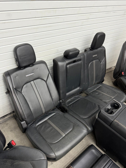 2017 2018 2019 FORD F250 F350 F450 PLATINUM INTERIOR SEATS CENTER CONSOLE PANELS