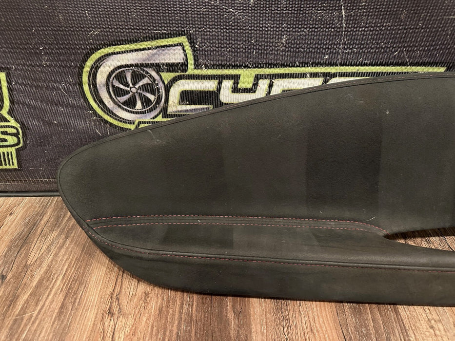 2017 NISSAN 370Z NISMO LEFT ALCANTARA DOOR PANEL CARD ARMREST INSERT OEM (READ)