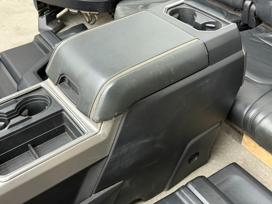 2017 2018 2019 FORD F250 F350 F450 PLATINUM INTERIOR SEATS CENTER CONSOLE PANELS