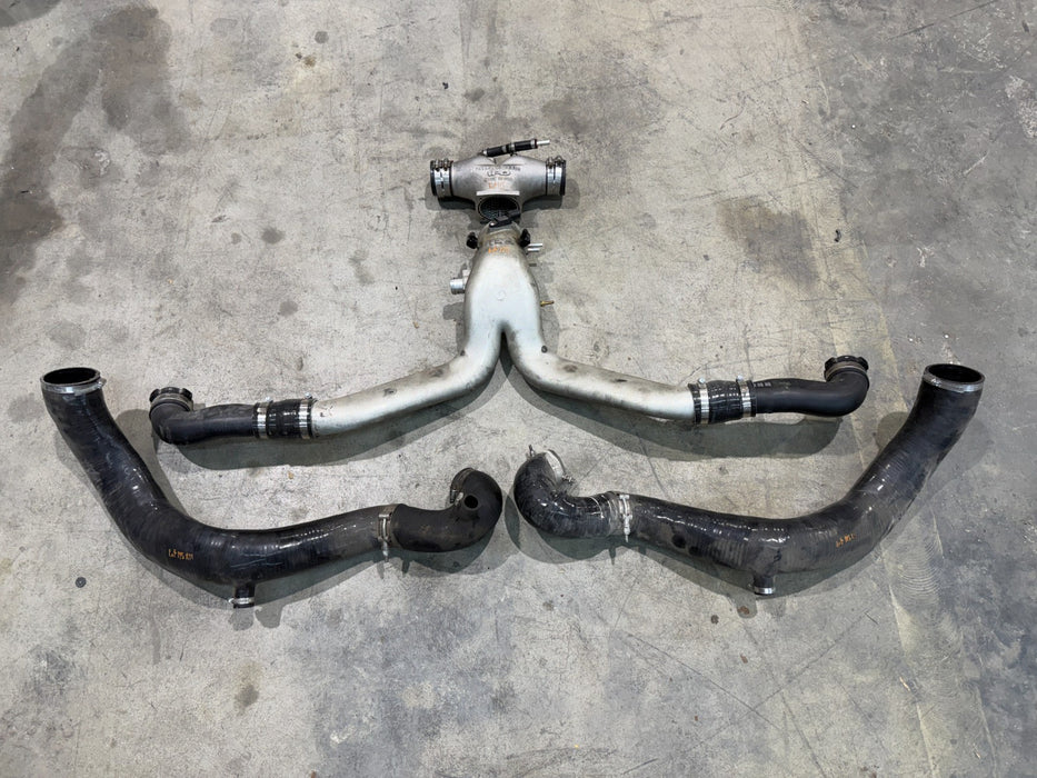 Porsche 991 Turbo IPD Plenum & Y-Pipe & do88 Turbo Inlet Hoses
