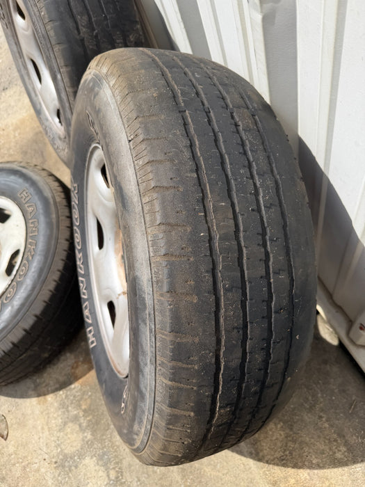 FORD F150 17X7.5 STEEL SPARE WHEELS RIMS TIRES OEM