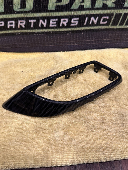 2017-18 AUDI R8 FRONT LEFT RIGHT DOOR PANEL CARBON FIBER TRIMS OEM