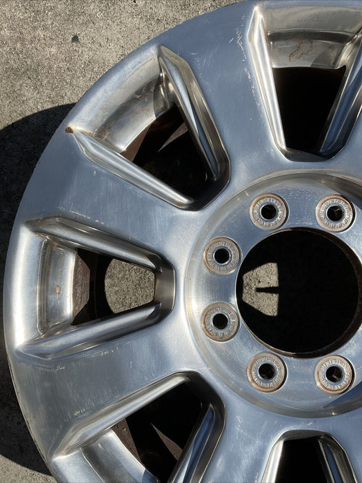 2017-2022 FORD F250 F350 F450 PLATINUM OEM WHEEL RIM (1) 20X8 *CURBRASH*