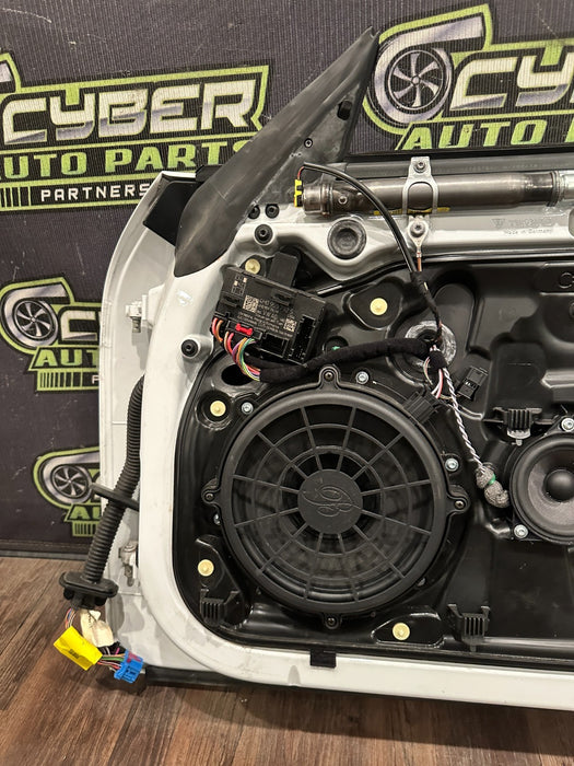 2014 PORSCHE 911 TURBO S PASSENGER RIGHT WHITE DOOR SHELL OEM *RESIDUE/READ*