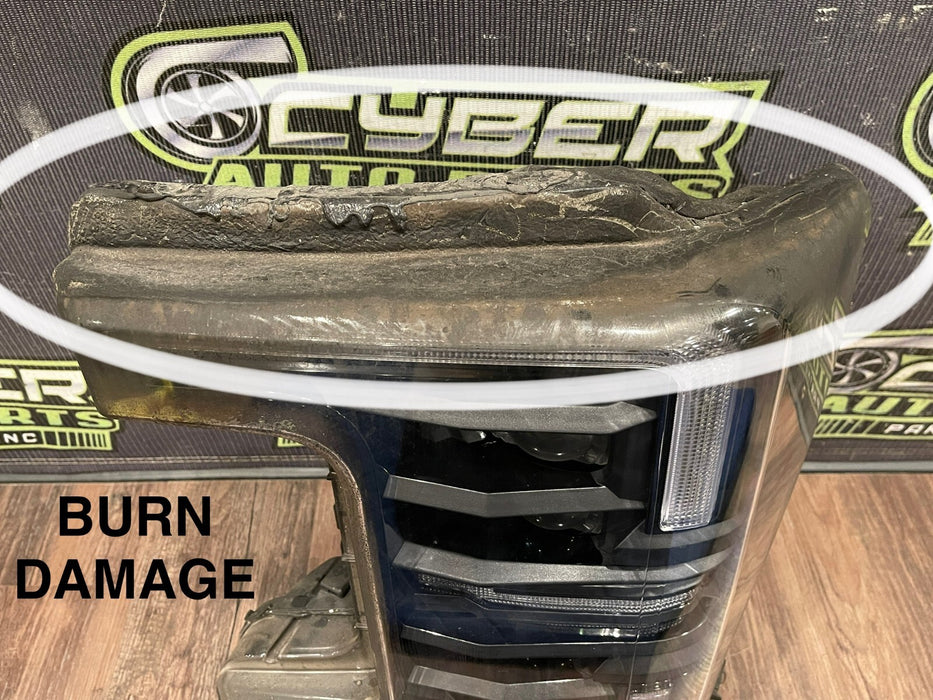 2017-2019 FORD F250 F350 F450 DRIVER LEFT LED HEADLIGHT OEM *BURNT/PARTS ONLY*