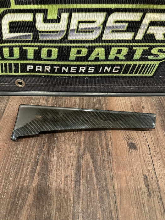 2021 AUDI R8 DASHBOARD LEFT CARBON FIBER TRIM OEM 4S1857211 D *HEAT FLAWS 2-3*