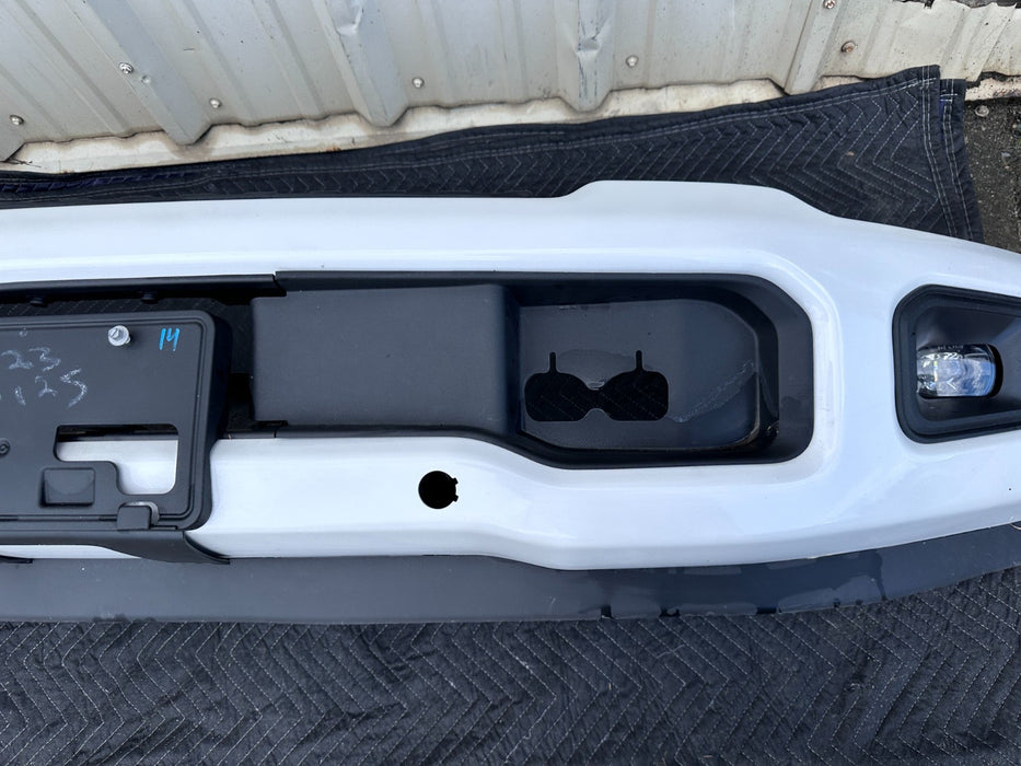 2023 2024 2025 FORD F250 F350 FRONT BUMPER ASSEMBLY STAR WHITE ~SCRATCHES~