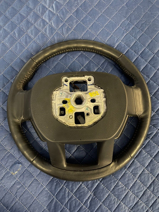 2017-2019 FORD F250 F350 F450 BLACK LEATHER STEERING WHEEL OEM