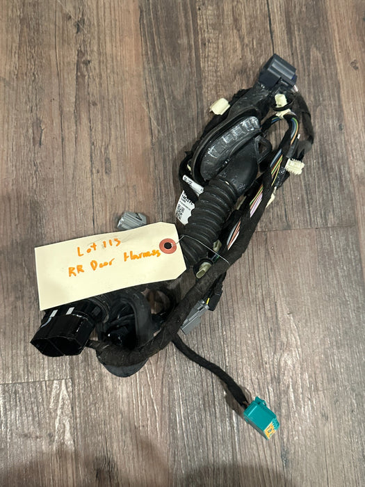 2019 FORD F150 3.5L RAPTOR REAR RIGHT DOOR WIRING HARNESS OEM HL3T-14632-FC