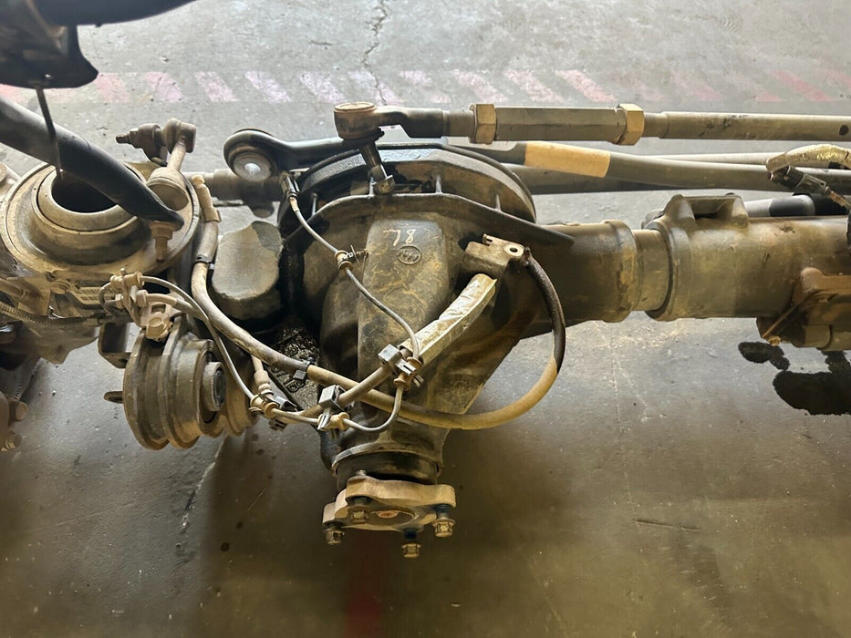 2017 RAM 2500 DIESEL 4X4 COMPLETE FRONT AXLE ASSEMBLY 3.42 RATIO X2DF123712616