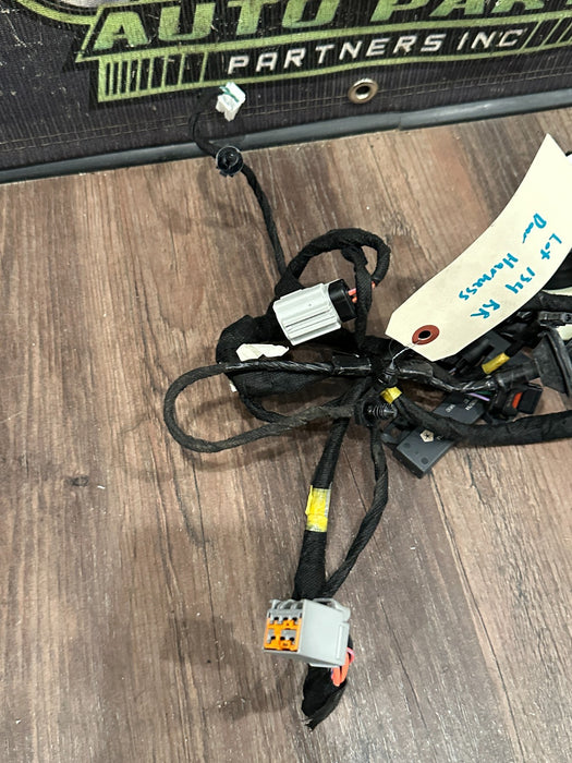 2022 DODGE RAM 2500 REAR RIGHT DOOR WIRING HARNESS OEM