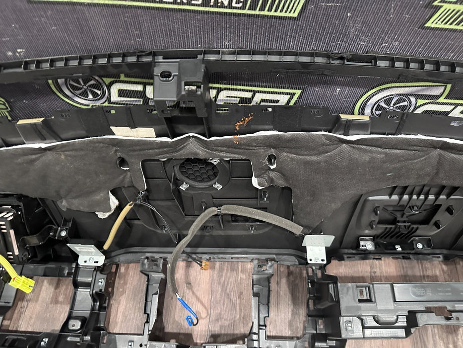 2017 NISSAN TITAN XD RESERVE BLACK LEATHER DASH DASHBOARD W BAG OEM