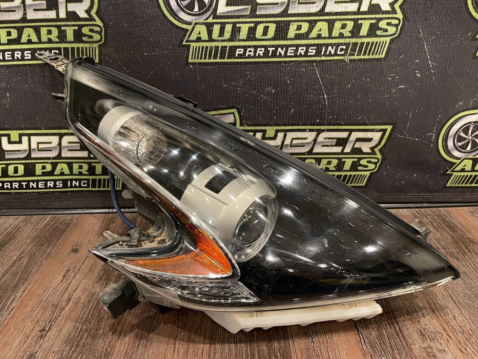 2018 NISSAN 370Z NISMO FRONT RIGHT BLACK HOUSING HEADLIGHT OEM SLIGHT SUN DAMAGE