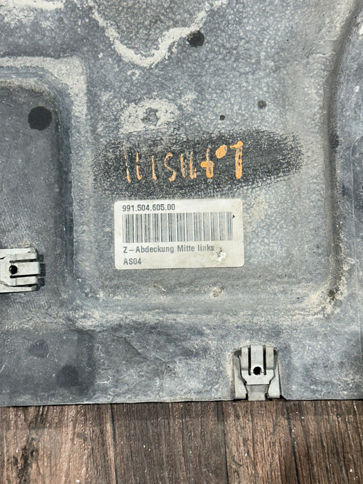 2014 PORSCHE 911 TURBO S LEFT UNDERBODY UNDERCARRIAGE SHIELD OEM 99150460500