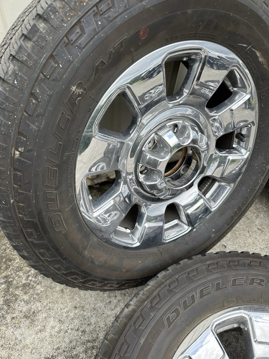 2024 FORD F250 KING RANCH OEM WHEELS RIMS TIRES 20X8 LT275/65/R20 PC3C 1007 BA