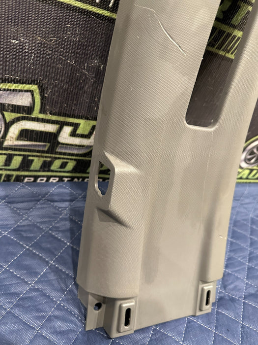 2017-2019 FORD F250 F350 F450 LEFT GRAY UPPER B PILLAR TRIM OEM~SCRATCHES~