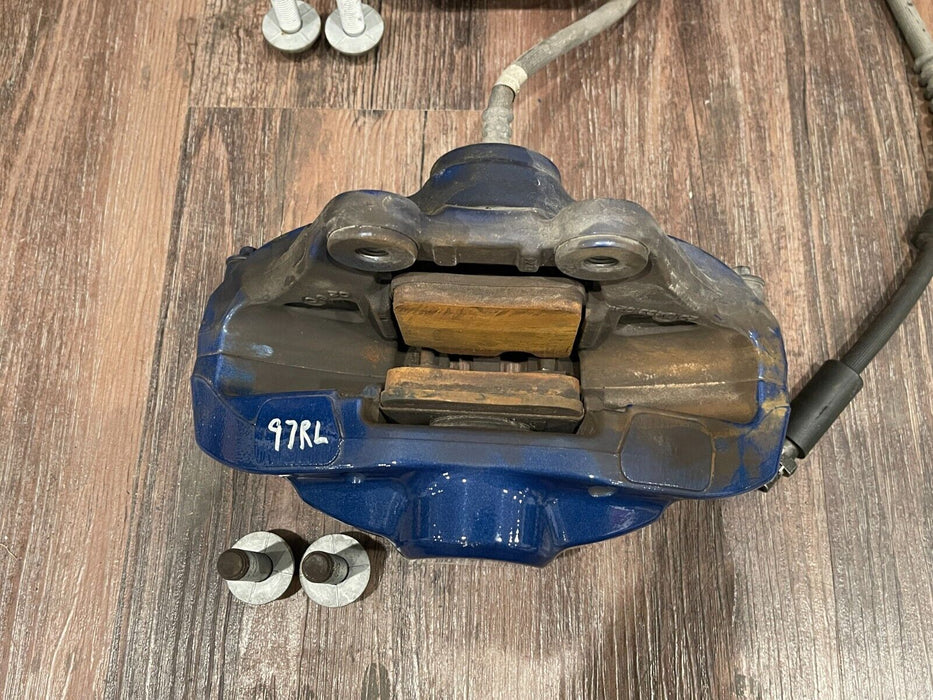 2020 BMW M4 F82 FRONT REAR LEFT RIGHT BLUE BREMBO BRAKE CALIPERS (448) OEM *READ