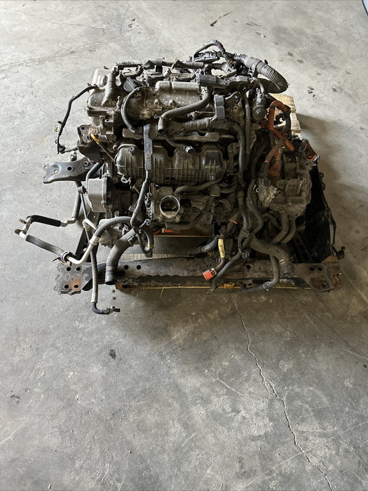 2014 Toyota Prius V Engine and Transmission W/ Subframe Assembly OEM 394K Miles