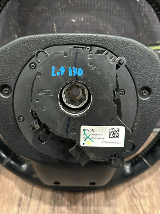 2023-2026 FORD F250 F350 F450 LEATHER STEERING WHEEL W ADAPTIVE CRUISE OEM *WEAR
