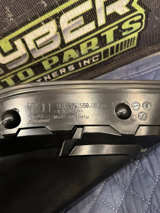 2014 PORSCHE 911 TURBO S LEFT TURBO COOLING AIR FLOW VENT OEM 991.575.559.00
